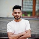 Dhanabalan - Solo Traveler at Meenakshi Temple