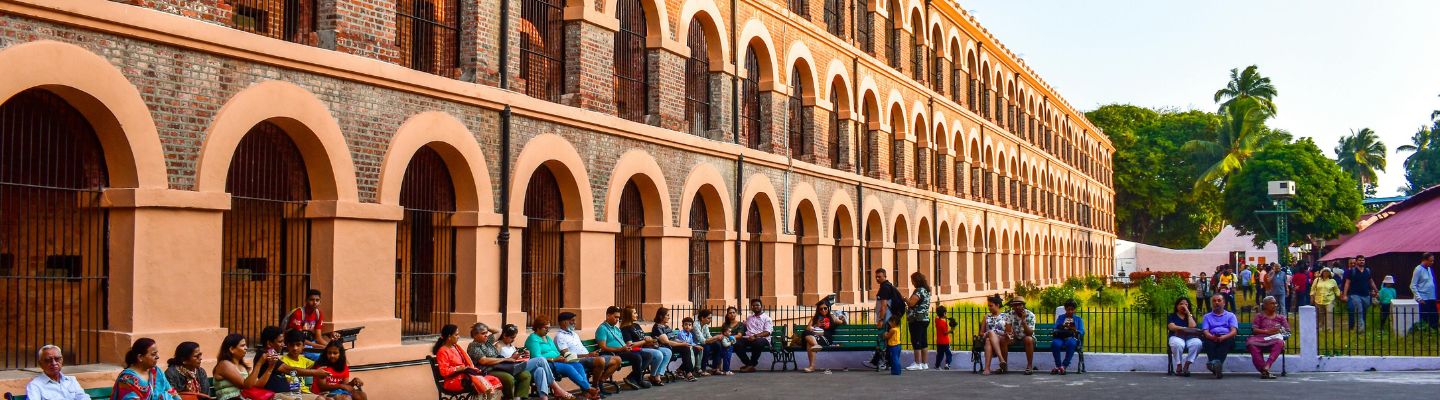 The historic Cellular Jail in Port Blair