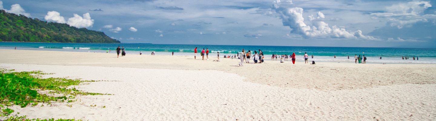 Radhanagar Beach, Havelock Island at sunset