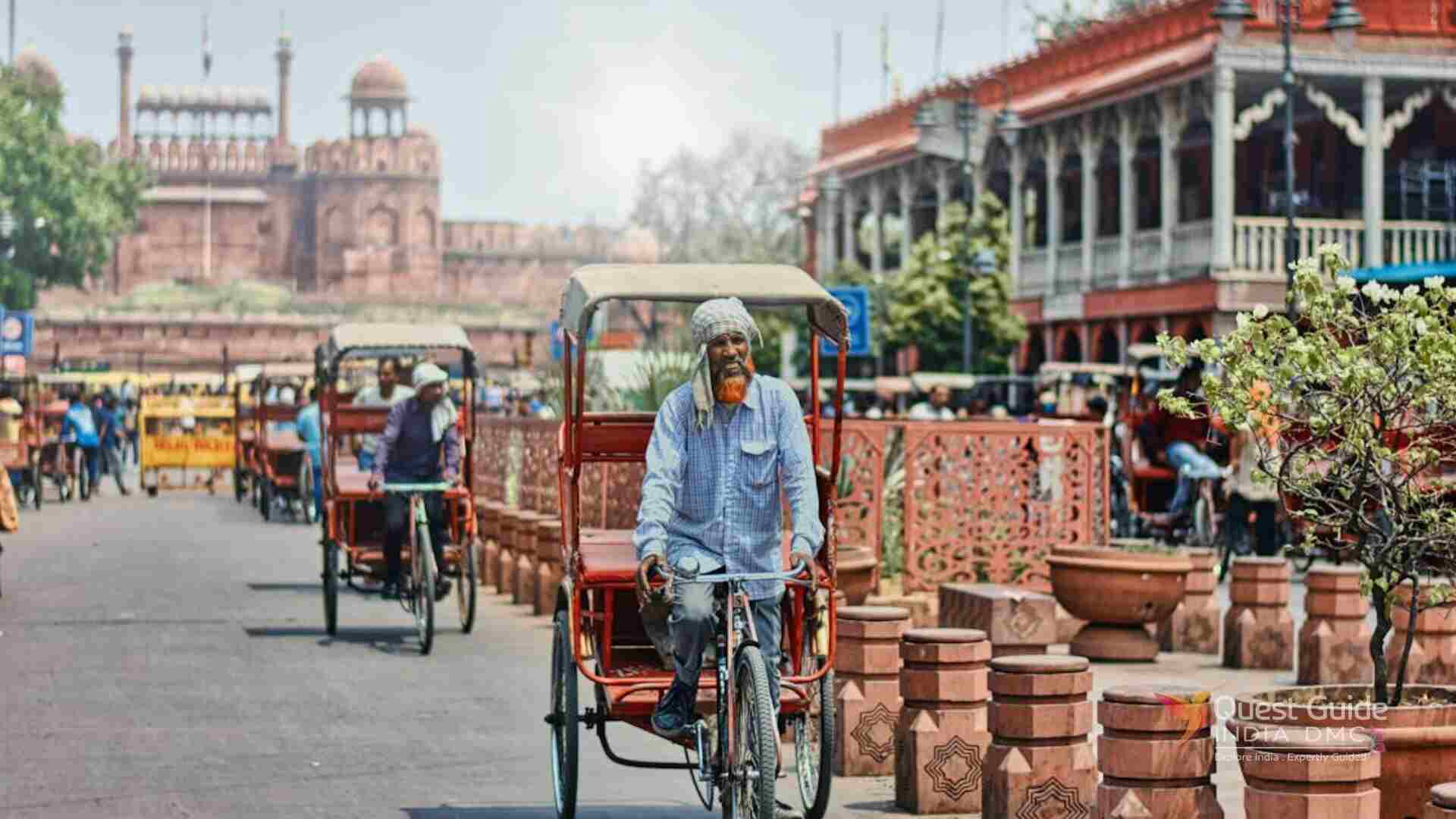Chandni Chowk Cycle Rickshaw Ride Old Delhi Market