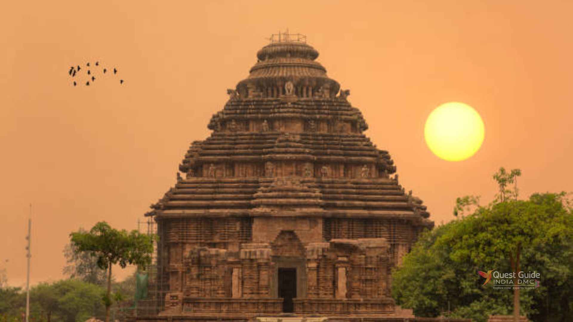 Konark Sun Temple in Odisha, a UNESCO World Heritage site with intricate stone carvings